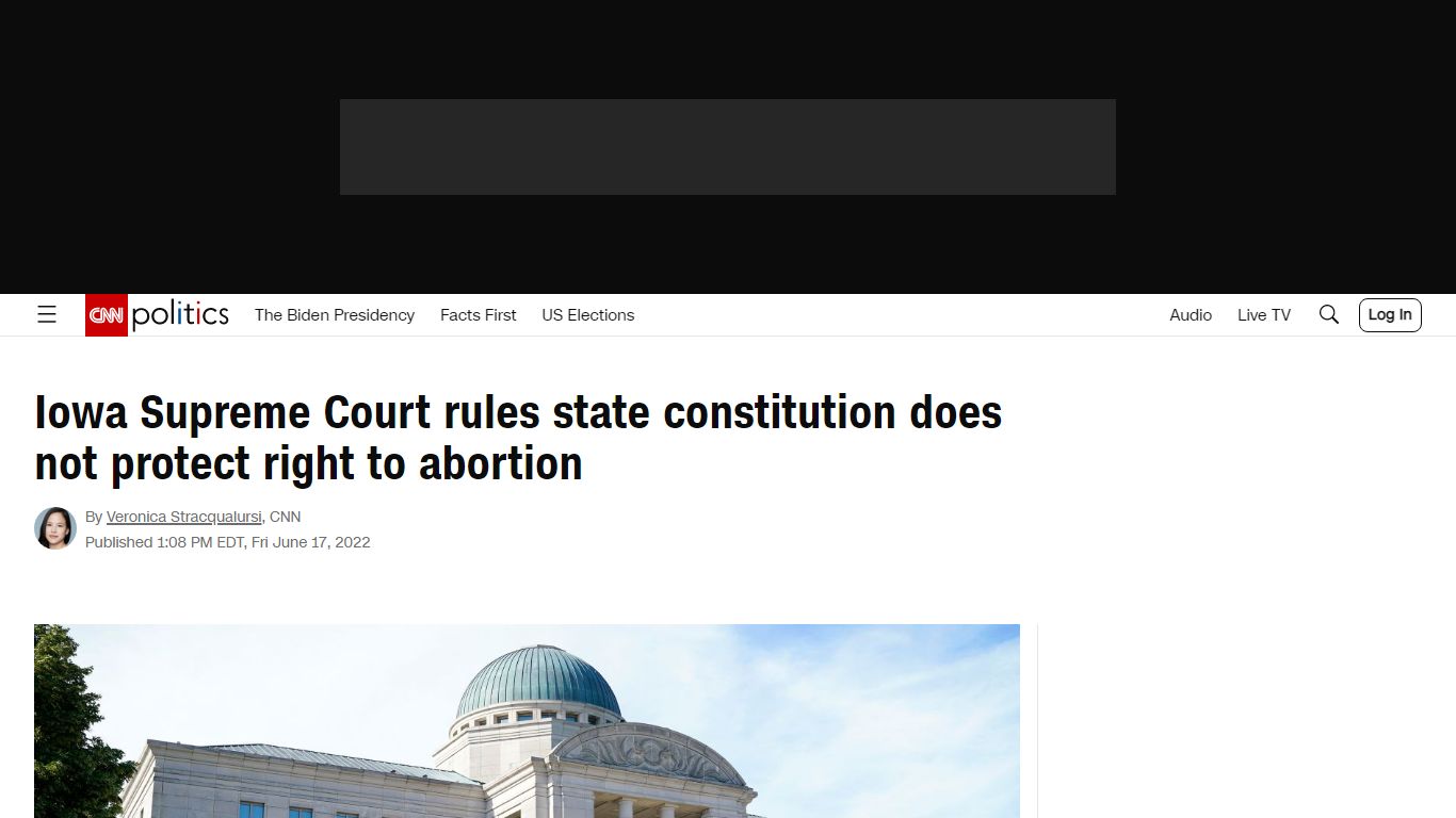 Iowa Supreme Court rules state constitution does not protect ... - CNN